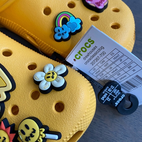 Justin Bieber X Crocs X Drew Classic Clog Shoe (Size M5/W7)  Brand New - Picture 5 of 6